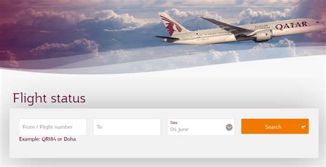 qatar airways flight tracker